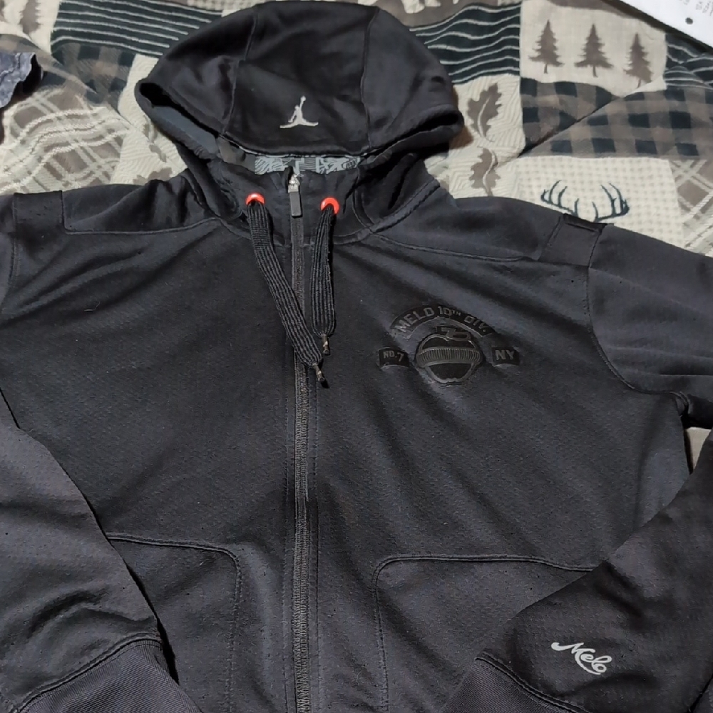 Men's Black Hoodie Jacket
